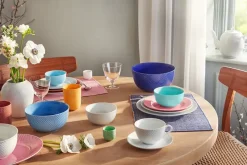 Lyngby Porcelæn Rhombe krus, terracotta fra><noscript><img width=