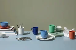 Lyngby Porcelæn Rhombe mælkekande, blå fra><noscript><img width=