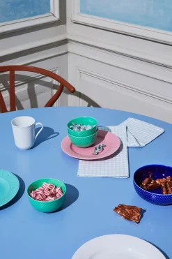 Lyngby Porcelæn Rhombe skål, mørk blå Ø22 cm fra><noscript><img width=