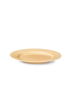 Lyngby Porcelæn Rhombe tallerken, sand Ø27 cm fra><noscript><img width=