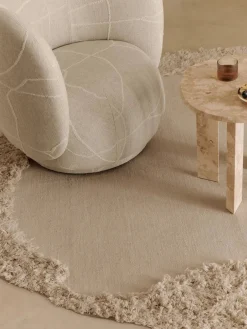 Ferm Living Rico Lounge Chair, bouclé i off-white fra><noscript><img width=