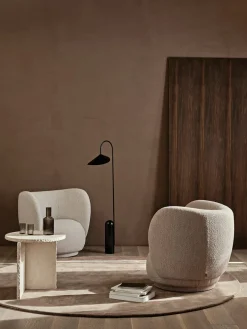 Ferm Living Rico Lounge Chair, bouclé i off-white fra><noscript><img width=