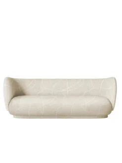 Ferm Living Rico Sofa 3 Bouclé, off-white fra><noscript><img width=