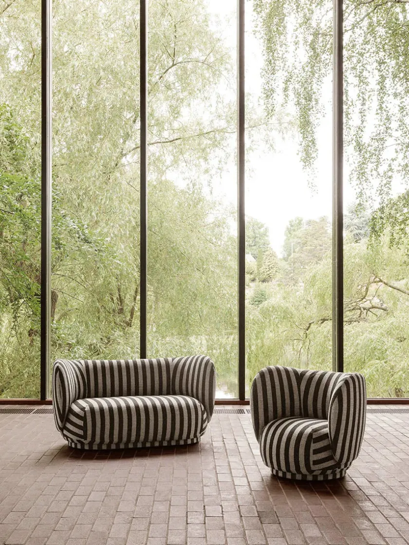 Ferm Living Rico Sofa 2-seater Cilla Taupe fra> Sofaer