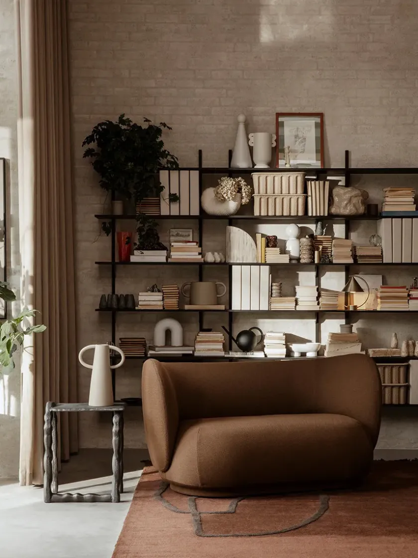 Ferm Living Rico Sofa 2-seater Cilla Taupe fra> Sofaer