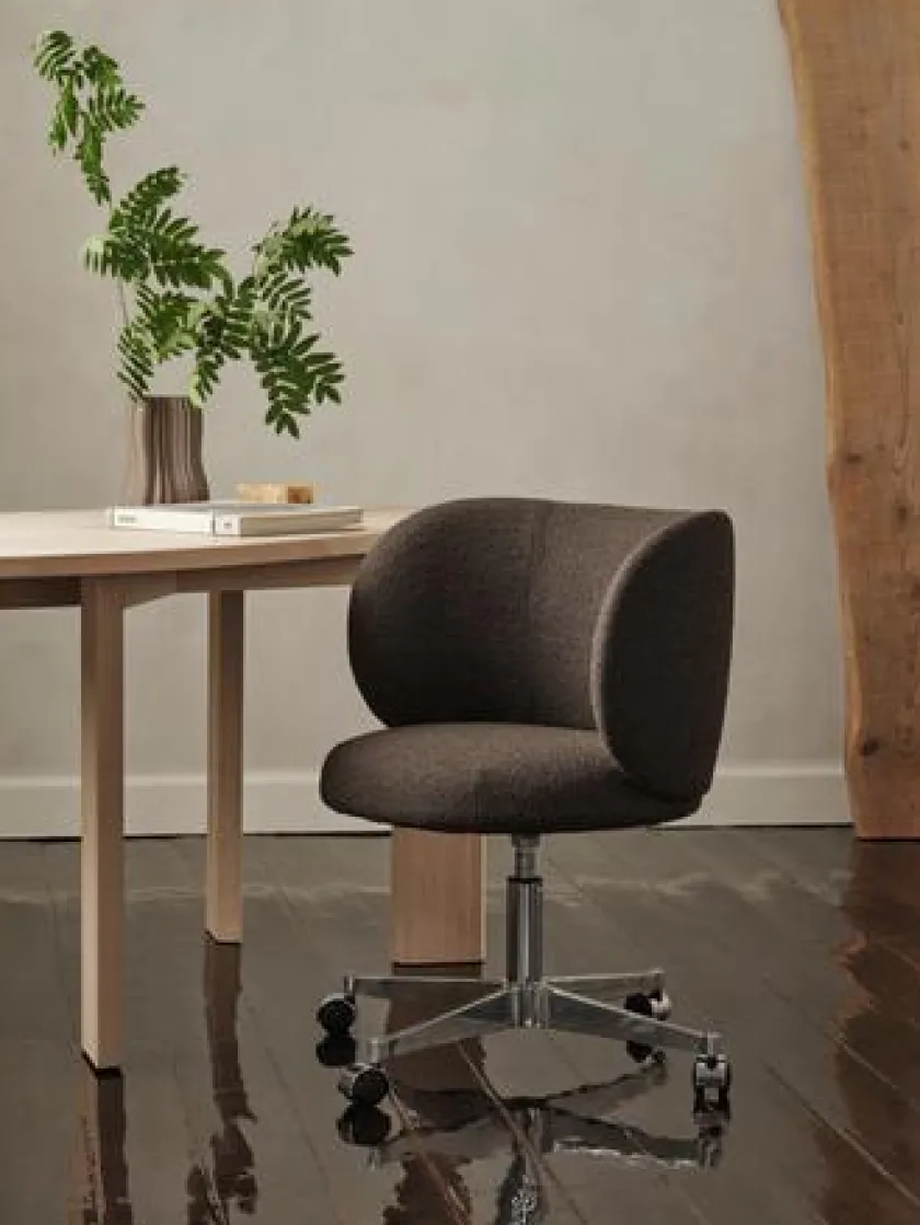 Ferm Living Rico Spisebordsstol w. Castors fra> Spisebordsstole