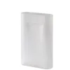 Muuto Ridge Vase, white frosted glass fra> Vaser
