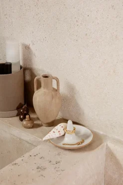 Ferm Living Ring Cone, Off-white Speckle fra> Service