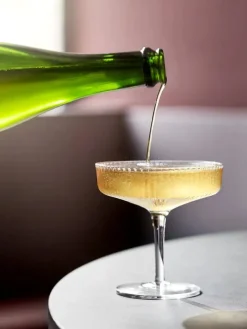 Ferm Living Ripple Champagne Saucers Frosted, sæt á 2 fra><noscript><img width=
