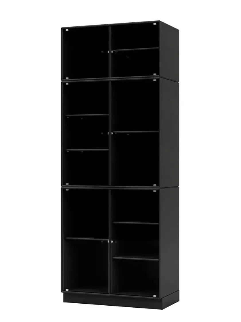 Montana Ripple IV Vitrineskab, inkl. sokkel fra> Vitrineskabe