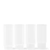 Ferm Living Ripple Long Drink Glasses Frosted, sæt á 4 fra> Service