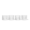 Ferm Living Ripple Low Glasses, Sæt á 4 fra> Service