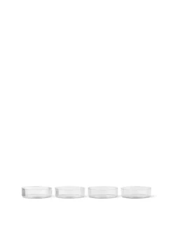 Ferm Living Ripple Serving Bowls Clear, sæt á 4 fra><noscript><img width=