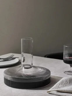 Ferm Living Ripple Wine Carafe, clear fra><noscript><img width=