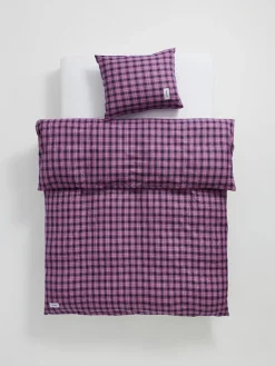 Magniberg Rodeo Duvet Cover, neon yellow check fra><noscript><img width=