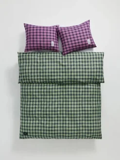 Magniberg Rodeo Duvet Cover, neon yellow check fra><noscript><img width=