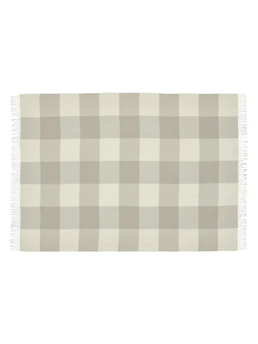 Silkeborg Uldspinderi Santa Fe Plaid, walnut brown fra> Puder Og Plaider