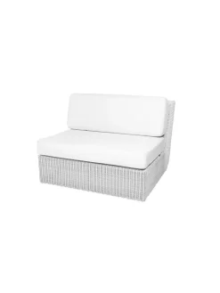 Cane-line Savannah Enkelt Modul, hvid/grå modul fra><noscript><img width=