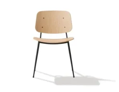 Fredericia Furniture Søborg Stol, stålstel af Børge Mogensen><noscript><img width=