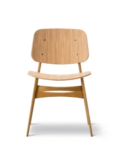 Fredericia Furniture Søborg Stol, træstel af Børge Mogensen><noscript><img width=