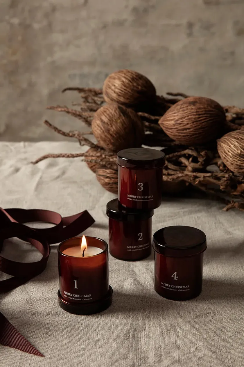Ferm Living Scented Advent Candles fra> Kalenderlys & Julelysestager|Adventsstager