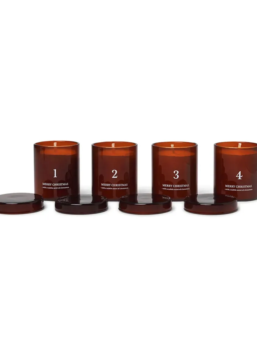 Ferm Living Scented Advent Candles fra> Kalenderlys & Julelysestager|Adventsstager