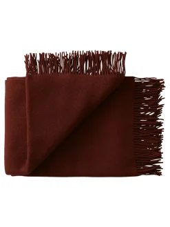 Silkeborg Uldspinderi Season Plaid, beetroot fra> Puder Og Plaider
