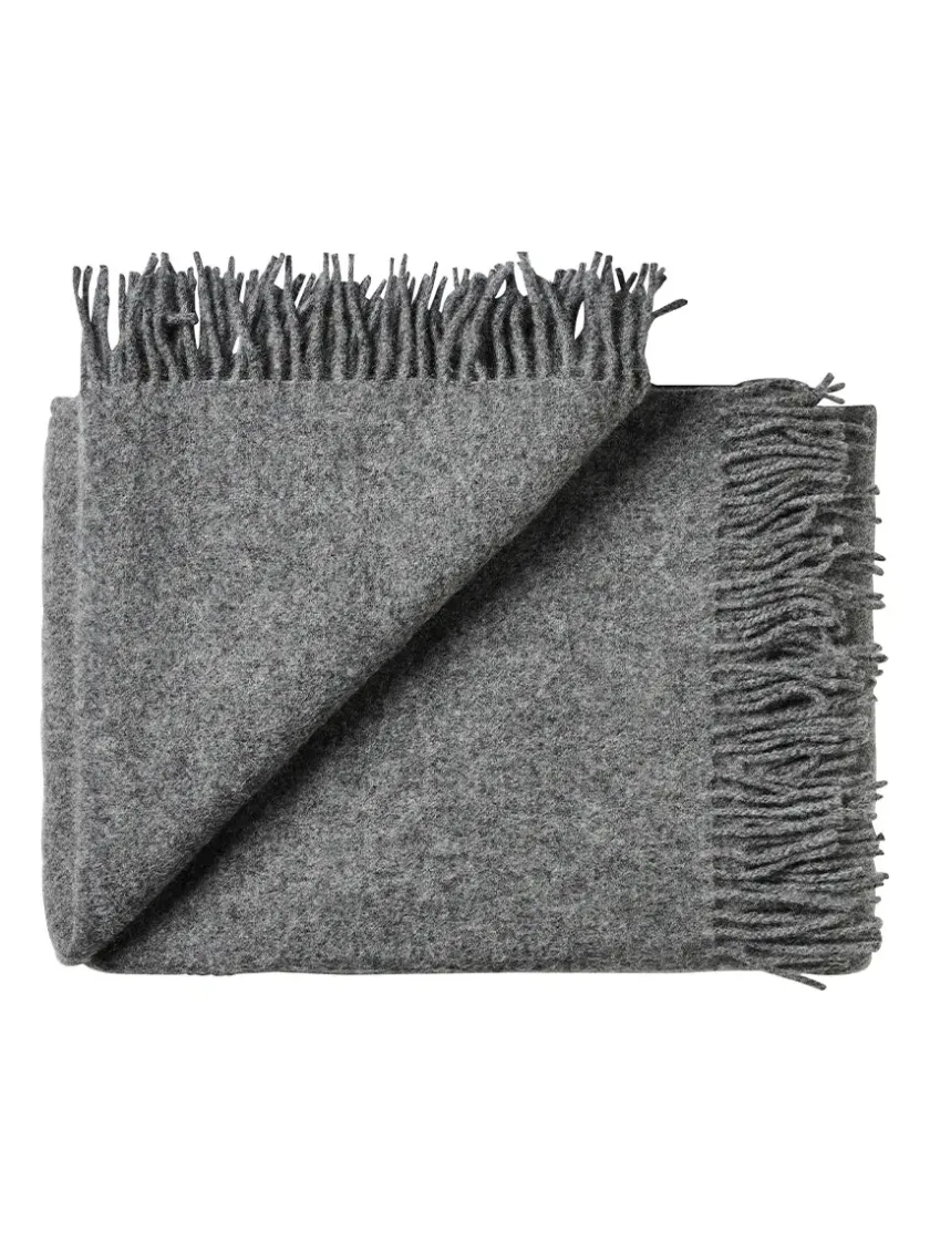 Silkeborg Uldspinderi Season Plaid, moss fra> Puder Og Plaider