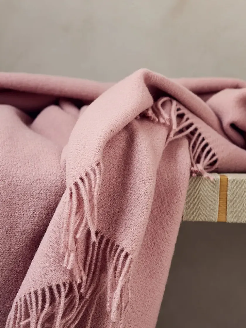 Silkeborg Uldspinderi Season Plaid, rust fra> Puder Og Plaider
