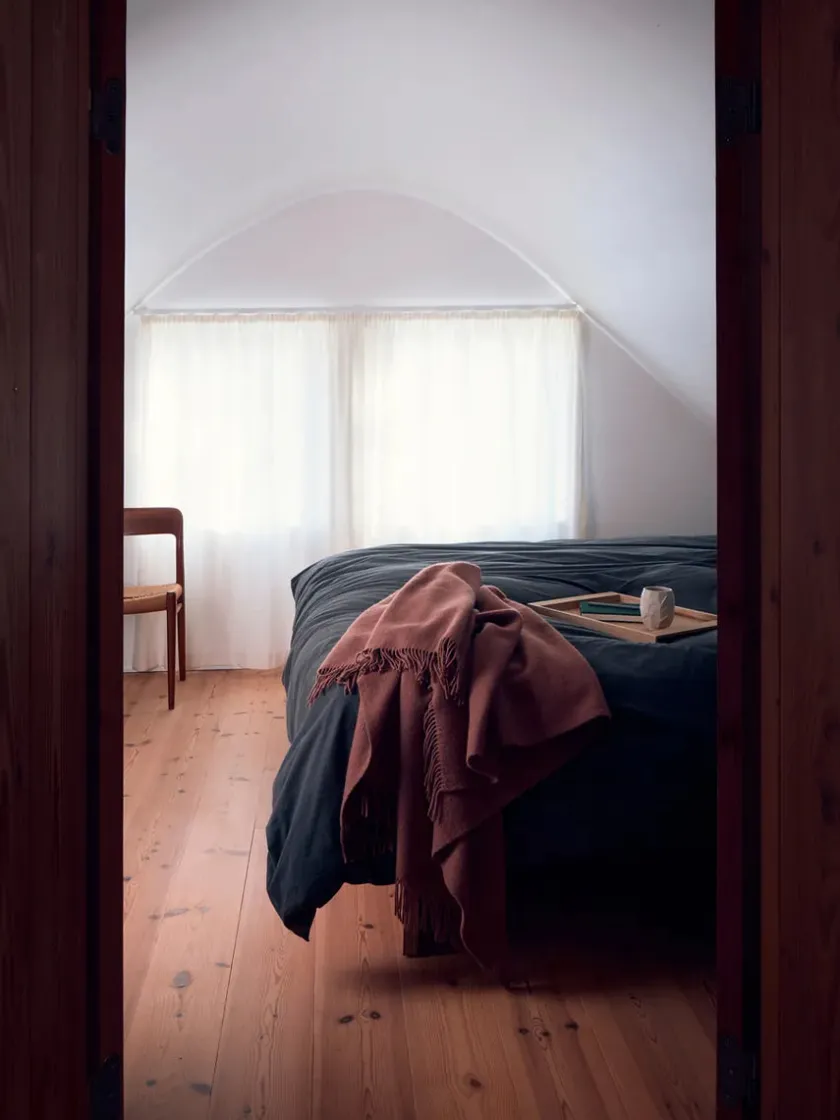 Silkeborg Uldspinderi Season Plaid, rust fra> Puder Og Plaider