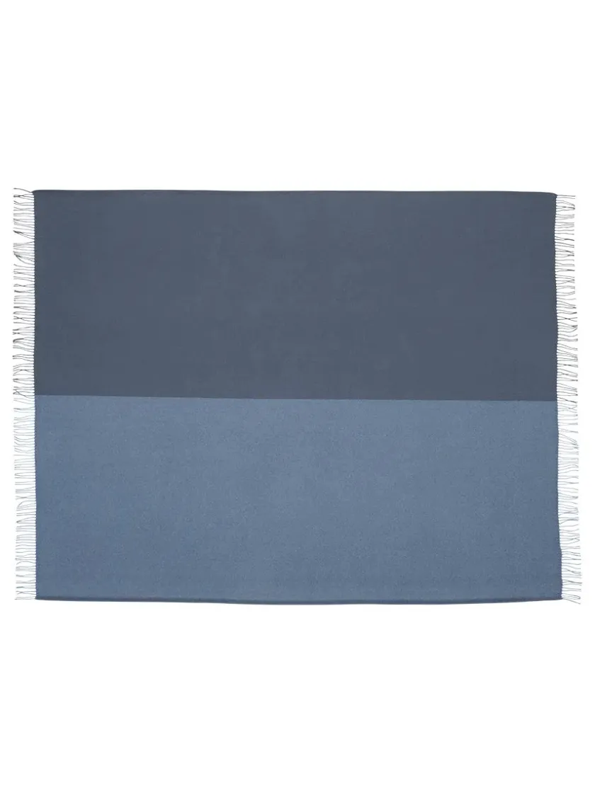 Silkeborg Uldspinderi Secret Plaid, granite/black fra> Puder Og Plaider