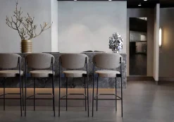 Verpan Serie 430 barstol, sort af Verner Panton><noscript><img width=