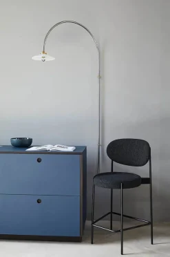 Verpan Serie 430 barstol, sort af Verner Panton><noscript><img width=