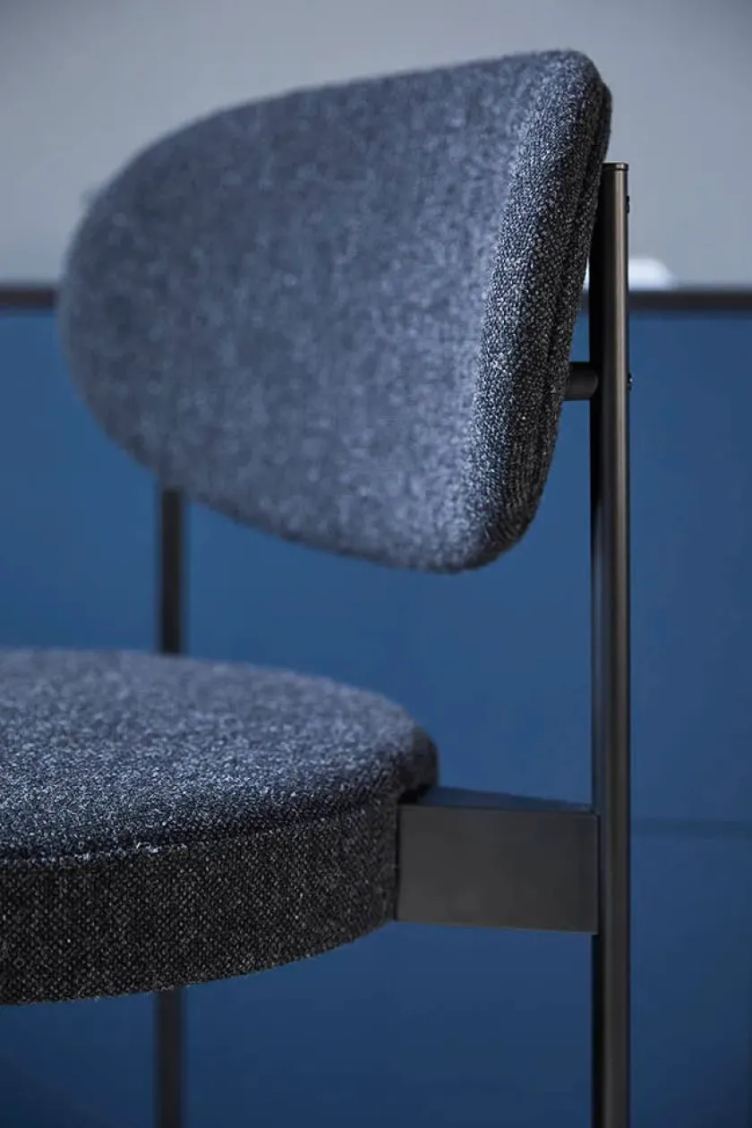Verpan Serie 430 barstol, sort af Verner Panton> Barstole
