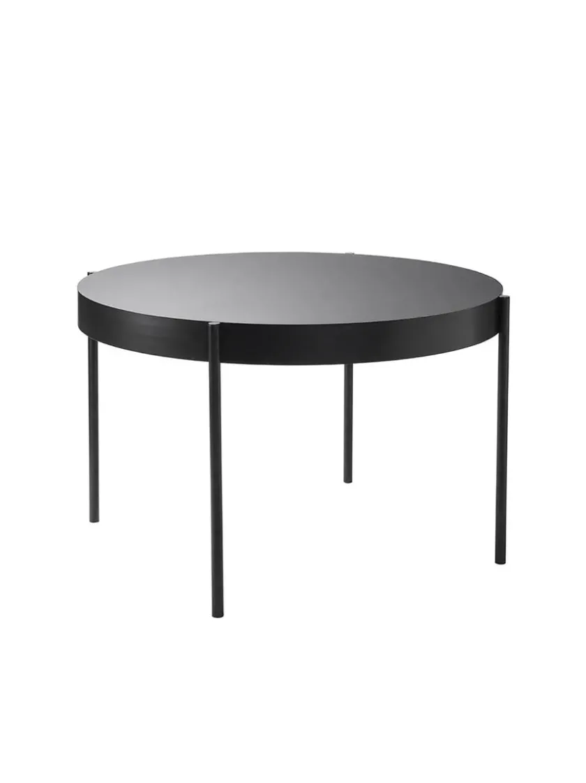 Verpan Serie 430 bord, sort af Verner Panton> Spiseborde
