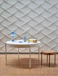 Verpan Serie 430 skammel, sort af Verner Panton><noscript><img width=