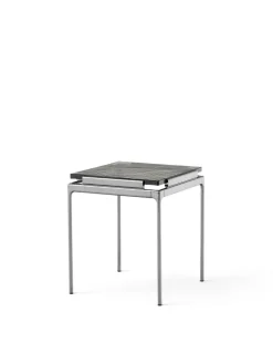 &Tradition Sett LN11 Sidebord, smoked glass/chrome fra> Sideborde Og Små Borde