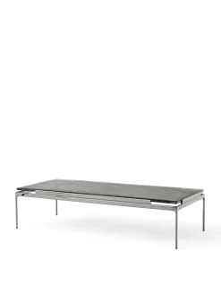 &Tradition Sett LN12 Sofabord, bianco carrara marble/chrome fra><noscript><img width=