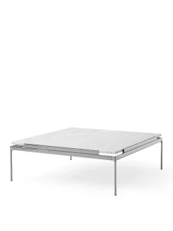 &Tradition Sett LN13 Sofabord, verde guatemala marble/chrome fra><noscript><img width=