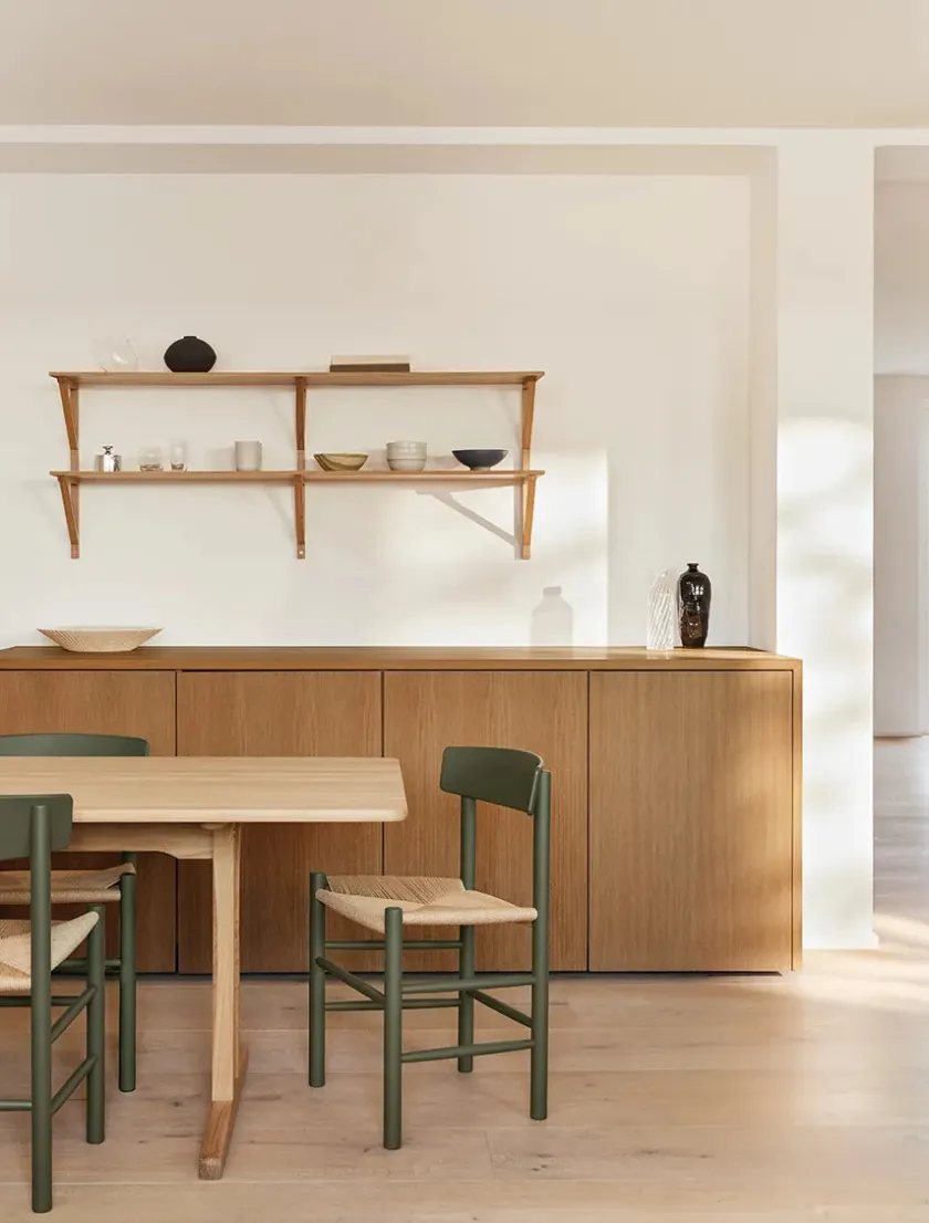 Fredericia Furniture Shaker Bord C18, 220 cm af Børge Mogensen> Spiseborde