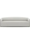 New Works Shore Sofa 3 Seater Extended Base, quill fra> Sofaer