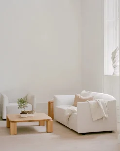 New Works Shore Sofa 2 Seater Extended Base, quill fra><noscript><img width=