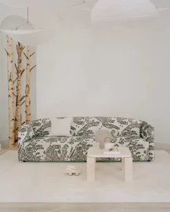 New Works Shore Sofa 3 Seater Extended Base, lava rock fra><noscript><img width=