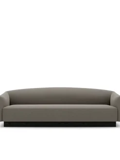 New Works Shore Sofa 3 Seater Plinth, umber fra> Sofaer