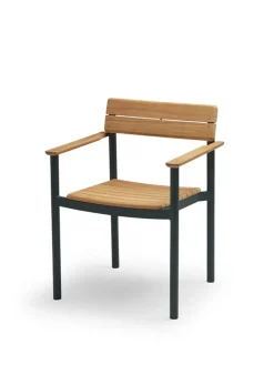 Fritz Hansen Skagerak Pelagus Armstol, hunter green fra> Havestole