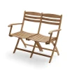 Fritz Hansen Skagerak Selandia 2-Seater fra> Havebænke
