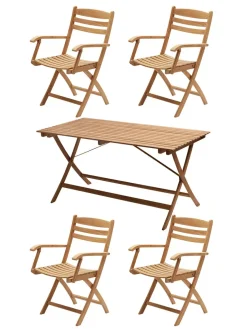 Fritz Hansen Skagerak Selandia Sæt, 2 armstole og bord 75 fra><noscript><img width=