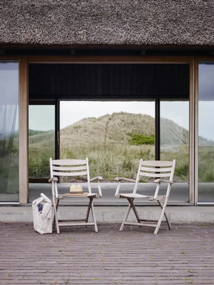 Fritz Hansen Skagerak Selandia Sæt, 2 stole og bord 75 fra> Havemøbelsæt