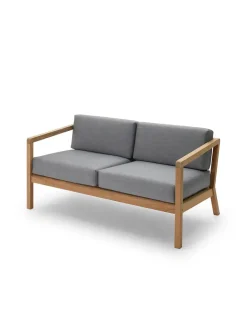 Fritz Hansen Skagerak Virkelyst 2 pers. Sofa, Ash fra> Udendørs Loungemøbler