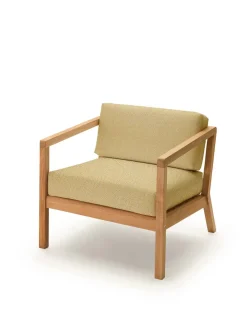 Fritz Hansen Skagerak Virkelyst Stol, Golden Yellow Stripe fra><noscript><img width=